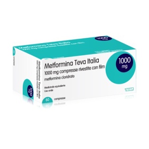 METFORMINA TEVA 1000 mg COMPRIMIDOS REVESTIDOS POR PELÍCULA