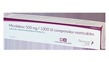 MICALDEOS 500 MG/1000 UI COMPRIMIDOS MASTIGÁVEIS