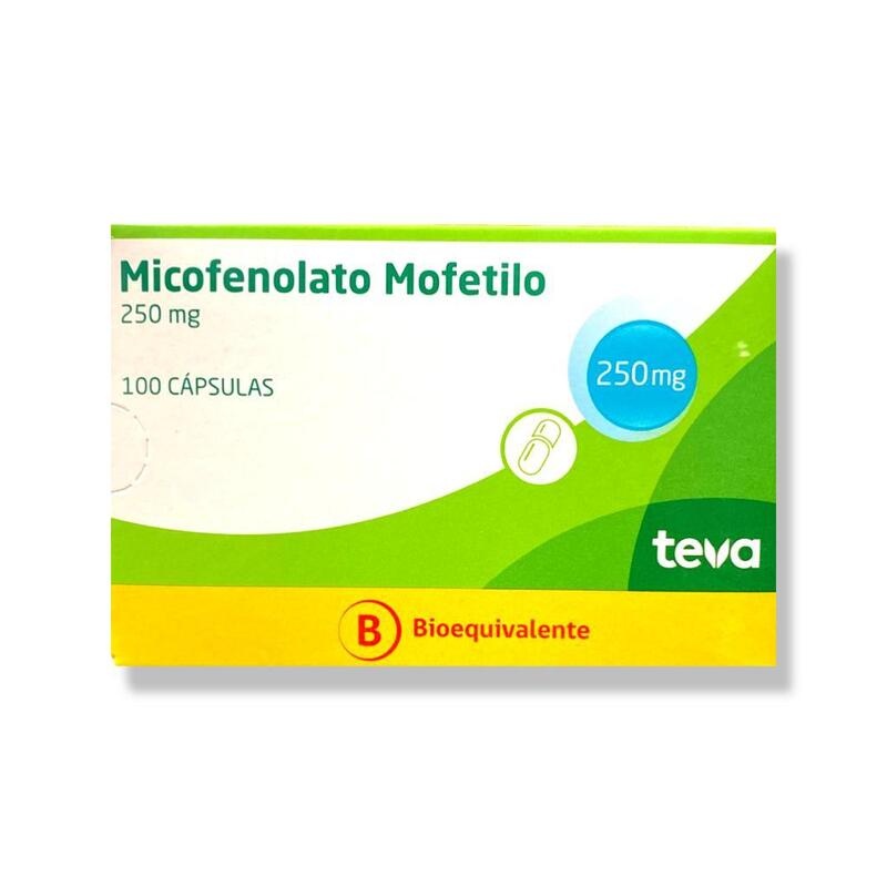 MICOFENOLATO MOFETILO TEVA 250 mg CÁPSULAS DURAS
