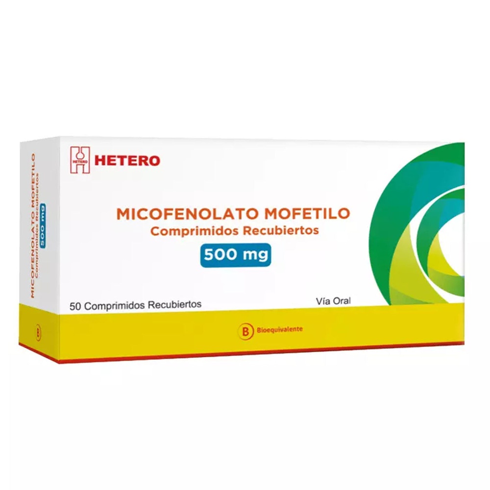 MICOFENOLATO MOFETILO TEVA 500 mg COMPRIMIDOS REVESTIDOS POR PELÍCULA