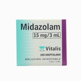 MIDAZOLAM SALA 15mg/3ml SOLUÇÃO INJETÁVEL