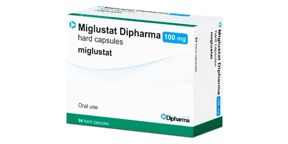 MIGLUSTAT DIPHARMA 100 mg CÁPSULAS DURAS