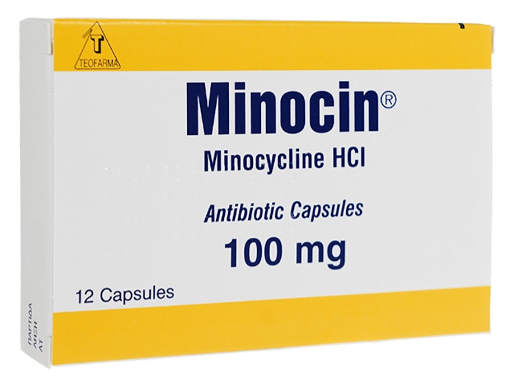 MINOCIN 100 mg CÁPSULAS DURAS