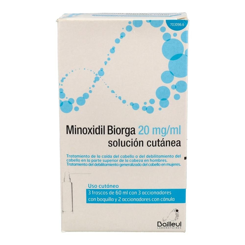 MINOXIDIL BIORGA 20 mg/ml SOLUÇÃO CUTÂNEA