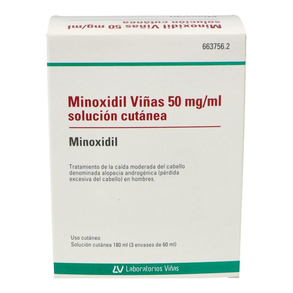 MINOXIDIL VIÑAS 50 mg/ml SOLUÇÃO CUTÂNEA