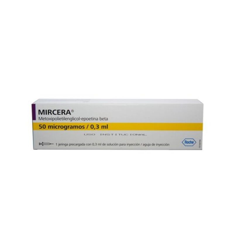 MIRCERA 50 microgramas/0,3 ml SOLUÇÃO INJETÁVEL EM SERINGA PREENCHIDA