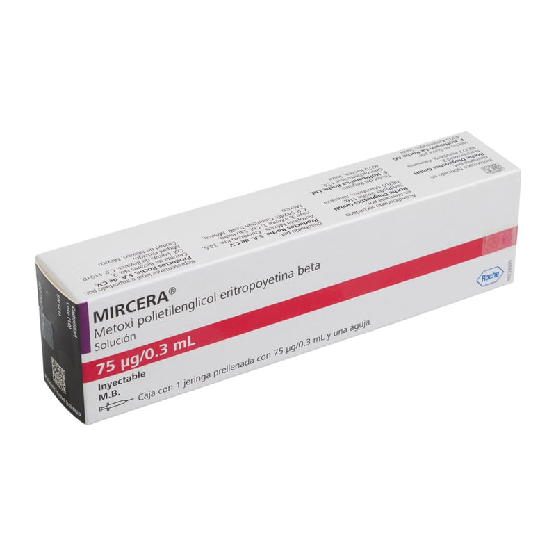 MIRCERA 75 microgramas/0,3 ml SOLUÇÃO INJETÁVEL EM SERINGA PREENCHIDA