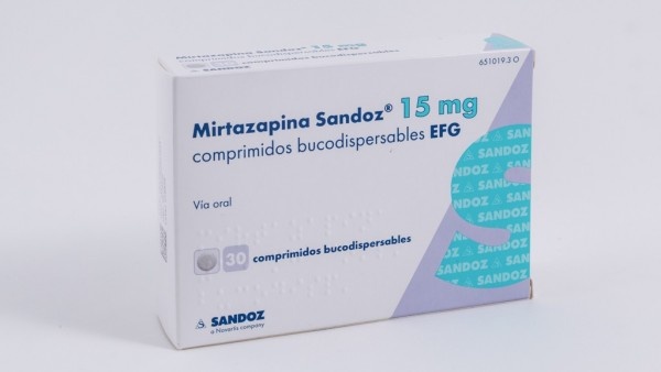 MIRTAZAPINA SANDOZ 15 mg COMPRIMIDOS REVESTIDOS POR PELÍCULA