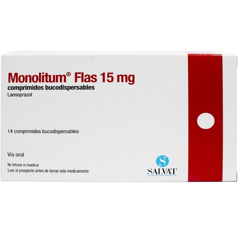 MONOLITUM FLAS 15 mg COMPRIMIDOS ORODISPERSÍVEIS