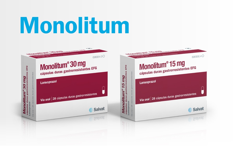 MONOLITUM 15 mg CÁPSULAS DURAS GASTRORRESISTENTES