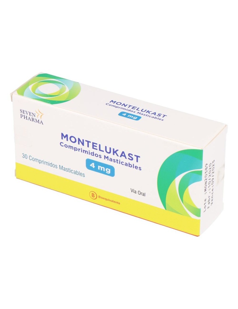 MONTELUKAST ASTHMAPHARMA 4 mg COMPRIMIDOS MASTIGÁVEIS