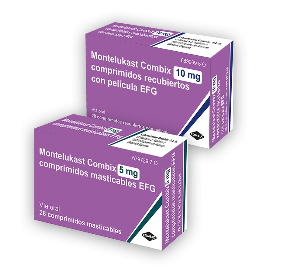 MONTELUKAST COMBIX 5 mg COMPRIMIDOS MASTIGÁVEIS
