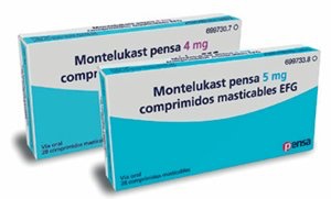 MONTELUKAST PENSA 4 mg COMPRIMIDOS MASTIGÁVEIS
