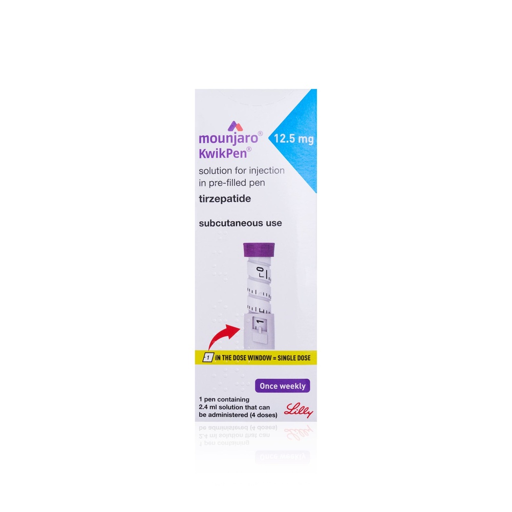 MOUNJARO 12,5 mg/dose KwikPen solução injetável em caneta pré-carregada