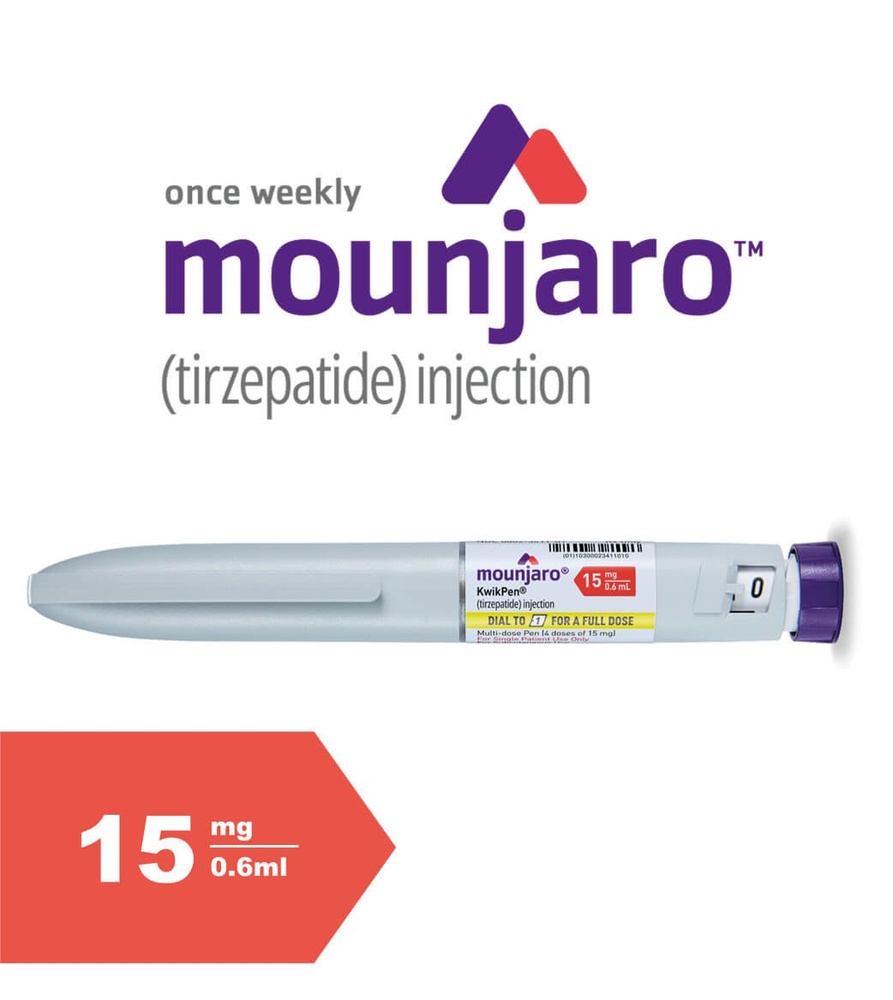 MOUNJARO 15 mg SOLUÇÃO INJETÁVEL EM CANETA PREENCHIDA