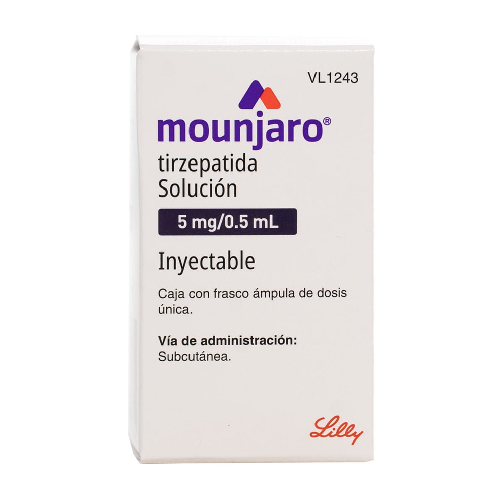 MOUNJARO 5 mg SOLUÇÃO INJETÁVEL EM FRASCO