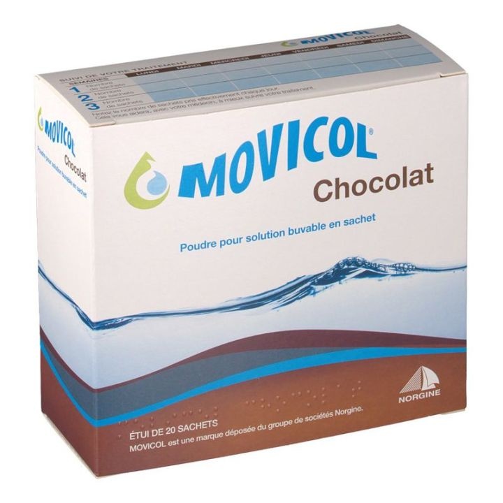 MOVICOL PEDIÁTRICO SABOR CHOCOLATE 6,9 g PÓ PARA SOLUÇÃO ORAL EM SAQUETE