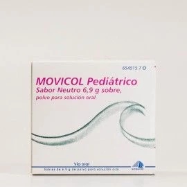 MOVICOL PEDIÁTRICO SABOR NEUTRO 6,9 g PÓ PARA SOLUÇÃO ORAL EM SACHÉS