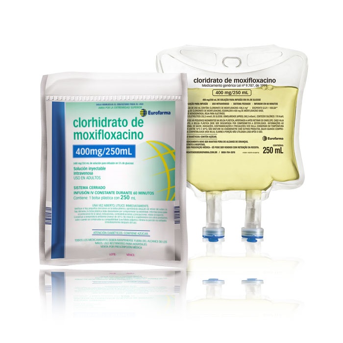 MOXIFLOXACINA KABI 400 MG/250 ML SOLUÇÃO PARA PERFUSÃO