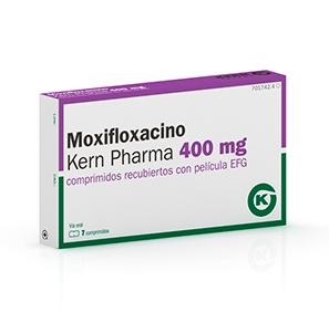 MOXIFLOXACINA KERN PHARMA 400 mg COMPRIMIDOS REVESTIDOS POR PELÍCULA