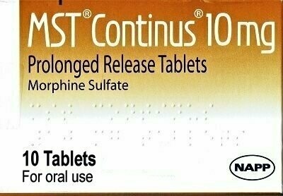 MST CONTINUS 10 mg COMPRIMIDOS DE LIBERTAÇÃO PROLONGADA