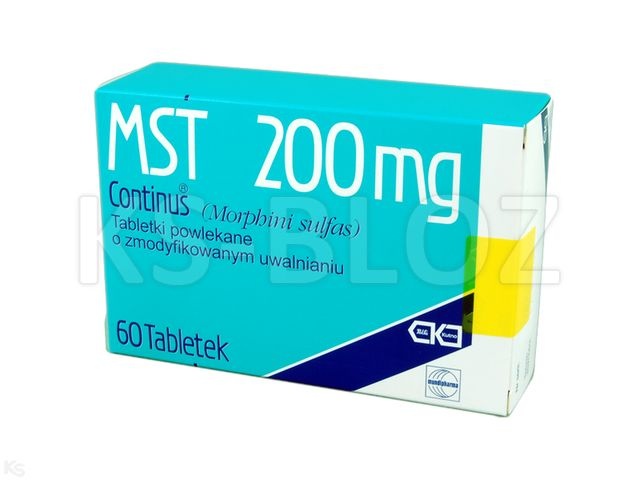 MST CONTINUS 200 mg COMPRIMIDOS DE LIBERTAÇÃO PROLONGADA