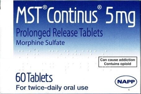 MST CONTINUS 5 mg COMPRIMIDOS DE LIBERTAÇÃO PROLONGADA