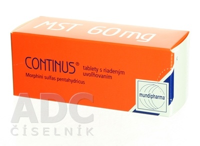 MST CONTINUS 60 mg COMPRIMIDOS DE LIBERTAÇÃO PROLONGADA