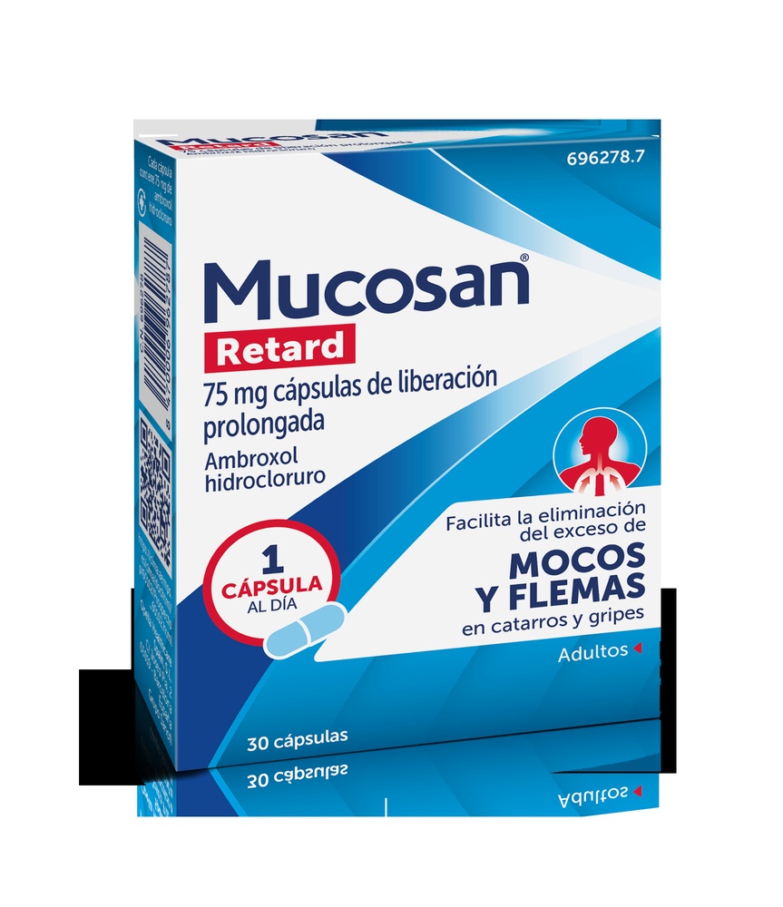 MUCOSAN RETARD 75 mg CÁPSULAS DE LIBERAÇÃO PROLONGADA