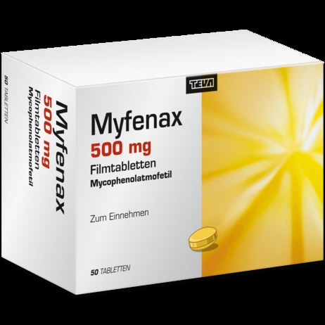 MYFENAX 500 MG COMPRIMIDOS REVESTIDOS POR PELÍCULA