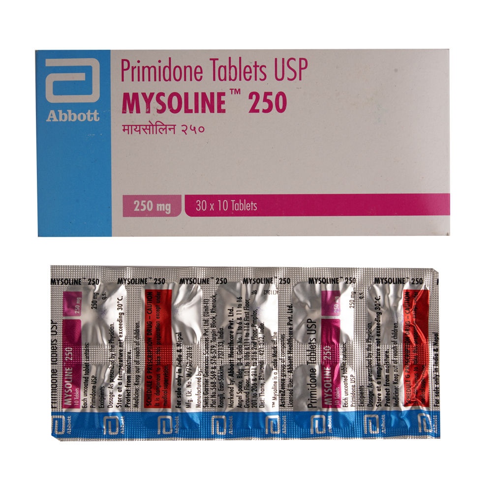 MYSOLINE 250 mg COMPRIMIDOS