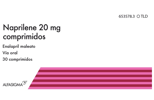 NAPRILENE 20 mg COMPRIMIDOS