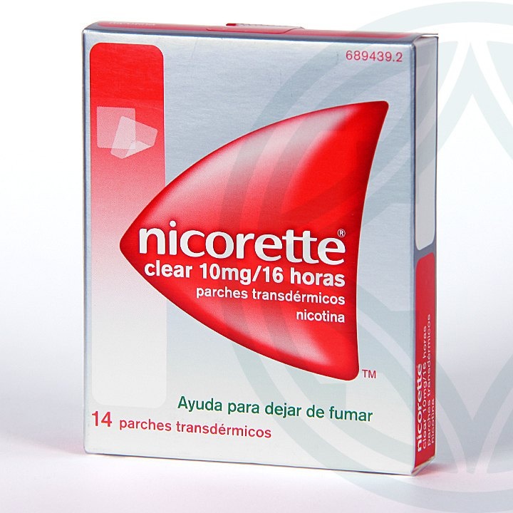 NICORETTE CLEAR 10 MG/16 HORAS MANSOPLASTOS TRANSDÉRMICOS