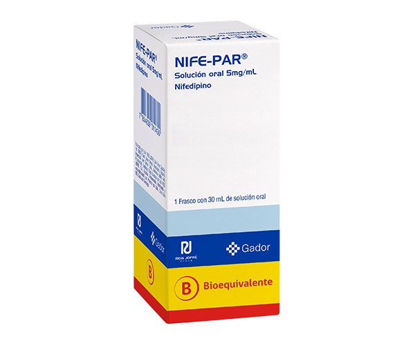 NIFE-PAR 5 mg/mL SOLUÇÃO ORAL