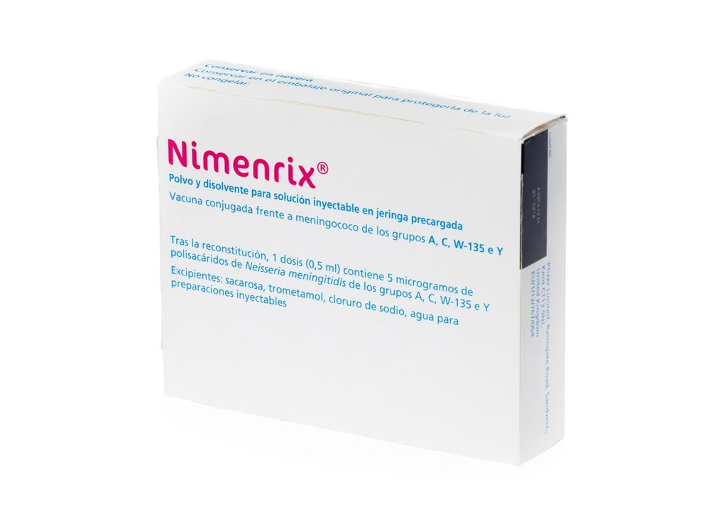 NIMENRIX pó e solvente para solução injetável em seringa pré-carregada