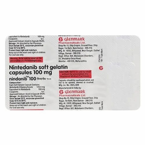 NINTEDANIB STADA 100 mg CÁPSULAS MOLES