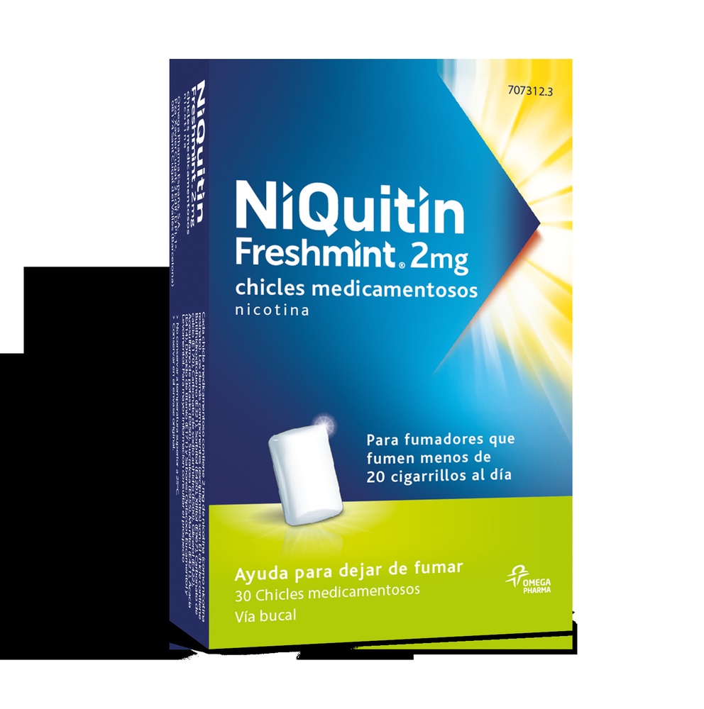 NIQUITIN MINT 2 MG GOMAS DE MASCAR MEDICAMENTOSAS