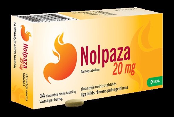 NOLPAZA 20 mg COMPRIMIDOS GASTRO-RESISTENTES