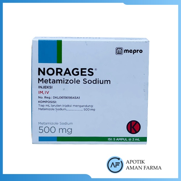 NORAGES 1 mg/ml SOLUÇÃO INJETÁVEL