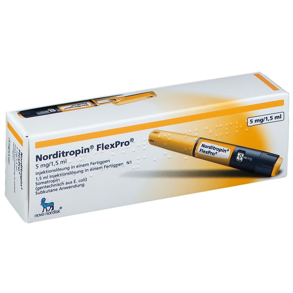 NORDITROPIN FLEXPRO 5 mg/1,5 ml SOLUÇÃO INJETÁVEL EM CANETA PREENCHIDA