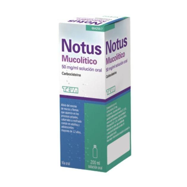NOTUS MUCOLÍTICO 50 mg/ml SOLUÇÃO ORAL