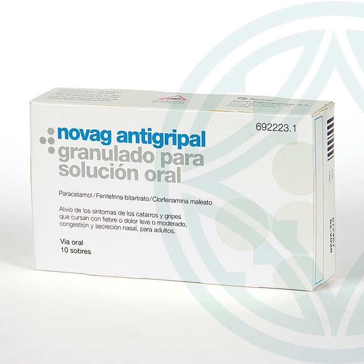 NOVAG ANTIGRIPAL GRANULADO PARA SOLUÇÃO ORAL