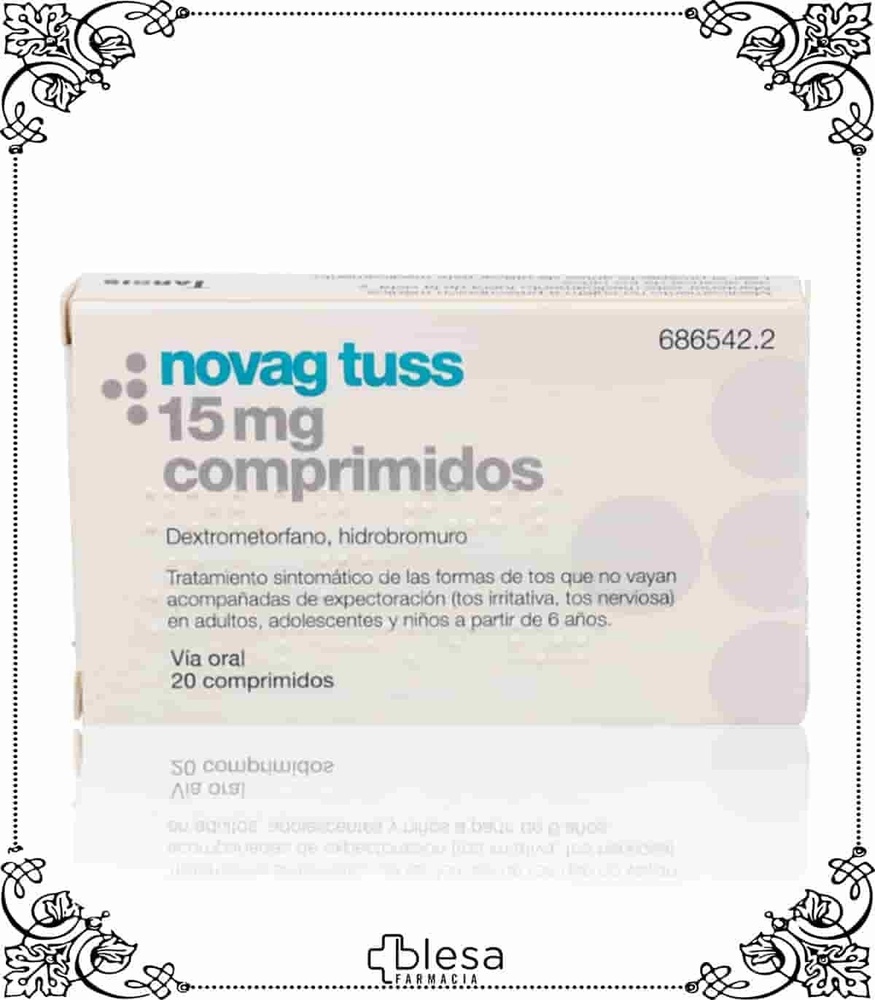 NOVAG TUSS 15 mg COMPRIMIDOS