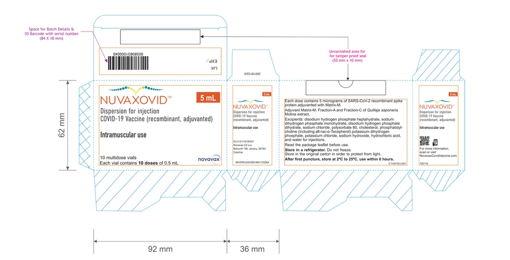 NUVAXOVID Dispersão Injetável
