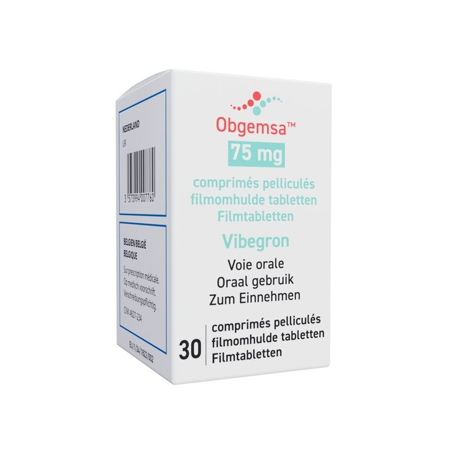 OBGEMSA 75 mg COMPRIMIDOS REVESTIDOS POR PELÍCULA