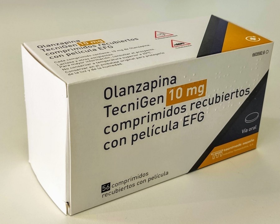 OLANZAPINA ALTER 10 mg COMPRIMIDOS REVESTIDOS POR PELÍCULA