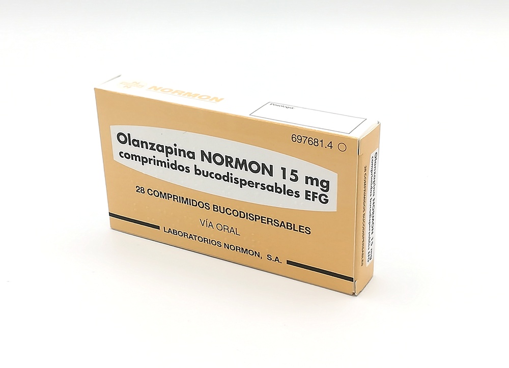 OLANZAPINA ALTER 15 mg COMPRIMIDOS ORODISPERSÍVEIS