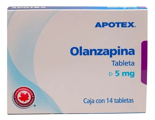 OLANZAPINA APOTEX 5 mg COMPRIMIDOS ORODISPERSÍVEIS