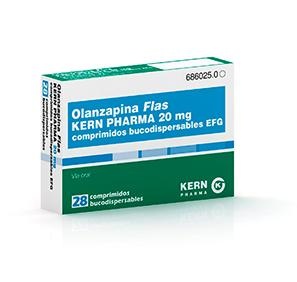 OLANZAPINA QUALIGEN 20 mg COMPRIMIDOS ORODISPERSÍVEIS
