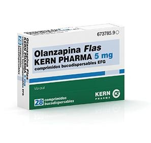 OLANZAPINA TARBIS 5 mg COMPRIMIDOS ORODISPERSÍVEIS